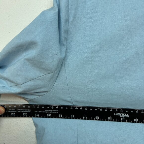 Anna Kay ladies blazer large blue suit jacket double breasted capsule minimalist - Picture 5 of 12